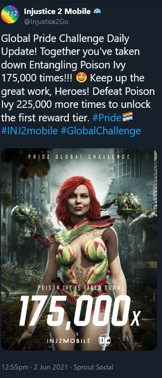 Injustice 2 Pride Global Challenge