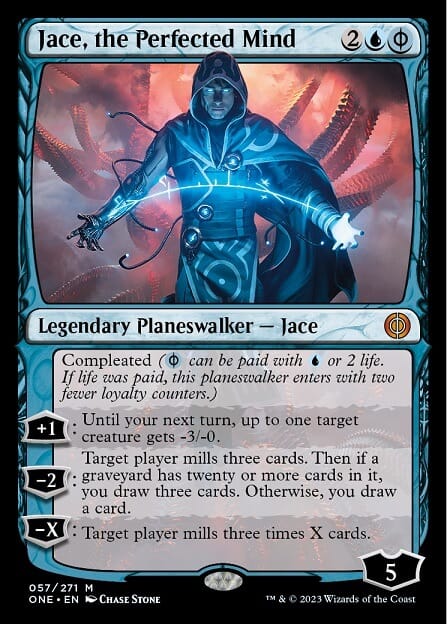 The card image of Jace, The Perfected Mind.