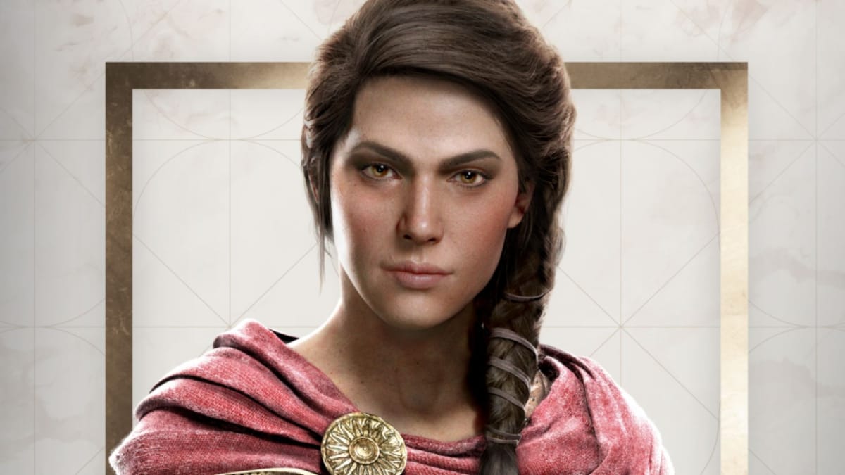 Kassandra, the female protagonist of Assassin's Creed Odyssey
