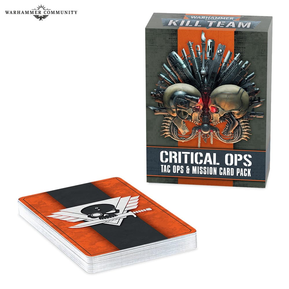 Kill Team Critical Ops Tac Ops and Mission Card Pack.