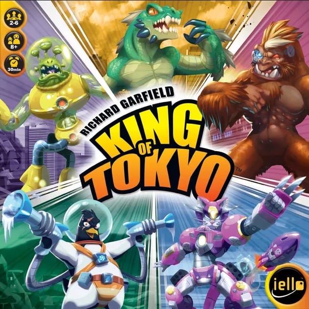 Box art depicting several giant monsters fighting