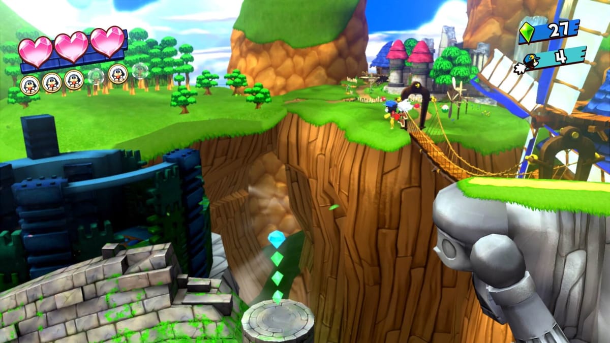 Klonoa Door to Phantomile platforming gameplay