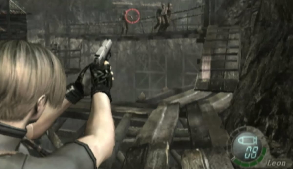 Leon in Resident Evil 4 