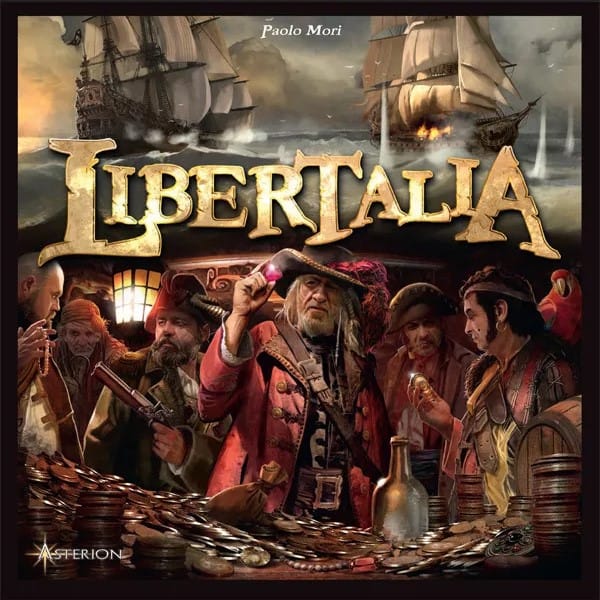 The original box art for the 2012 release of Libertalia