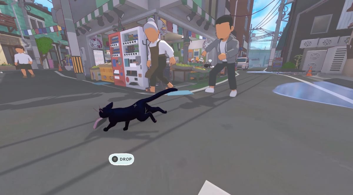 The kitty steals a smartphone in Little Kitty, Big City.