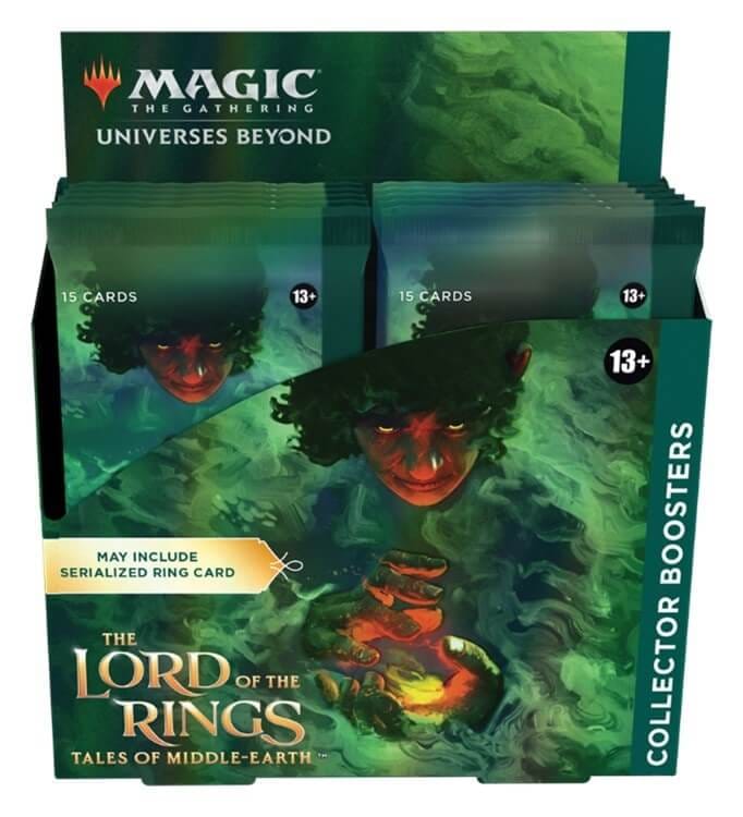 Lord of the Rings Tales of Middle Earth Collector Boosters Display