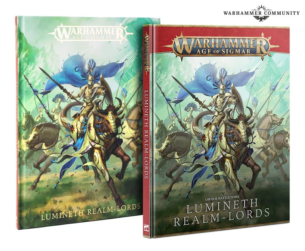 The new Lumineth Realm-Lords Battletome, a Warhammer New Release
