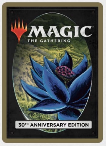 The 30th Anniversary card back for the Magic 30th Anniversary Edition