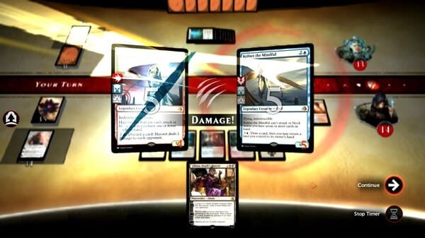 Attacking in Magic Duels