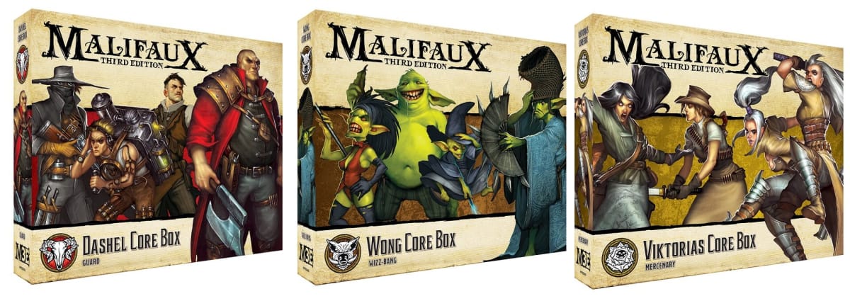 Malifaux Masters Core Boxes.