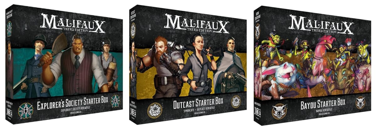 Malifaux Faction Starter Boxes.