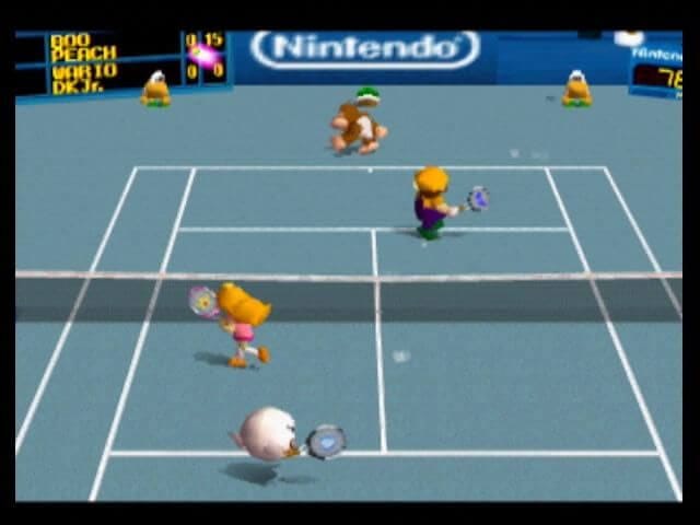 Mario Tennis 20 year anniversary doubles match