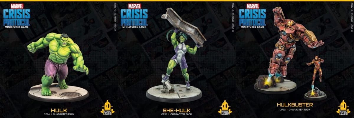 Marvel Crisis Protocol Hulk vs Hulkbuster.