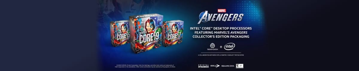 Marvel's Avengers Intel i9 Collector's Edition Packaging slice