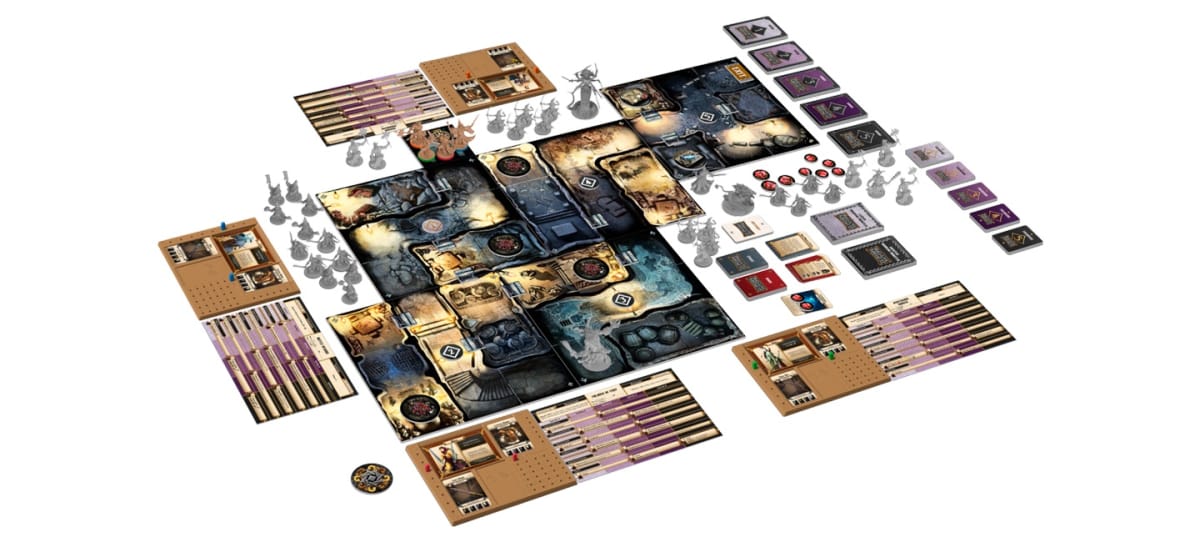 The full contents of Massive Darkness 2: Hellscape. Image: CMON