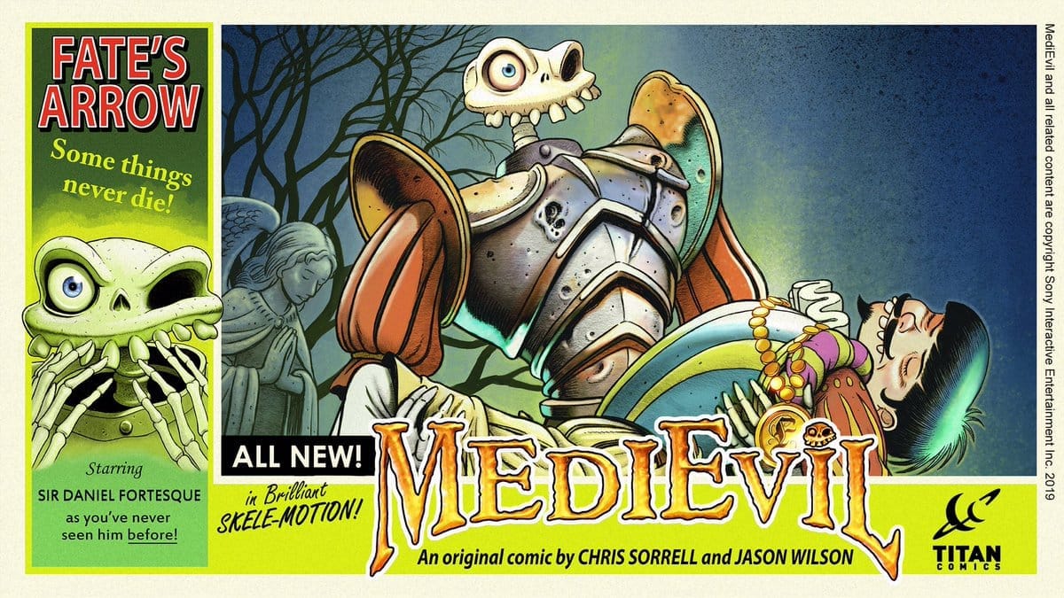 MediEvil comic was made by the original game creators Chris Sorrell and Jason Wilson.