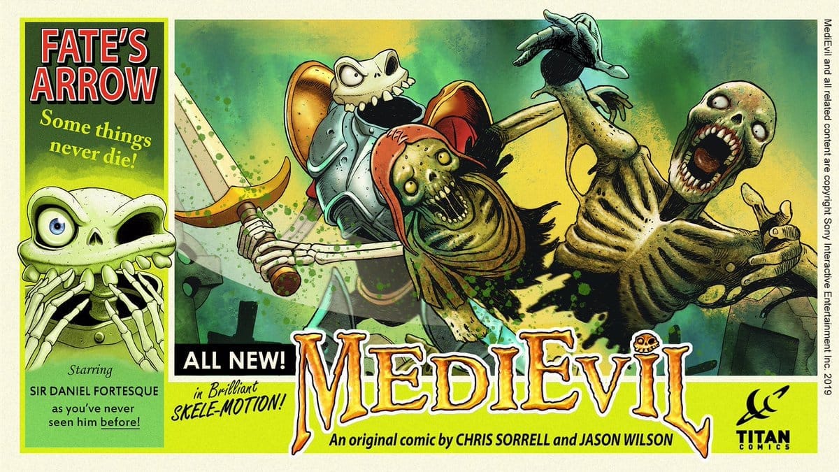 The MediEvil comic is published by Titan Comics.