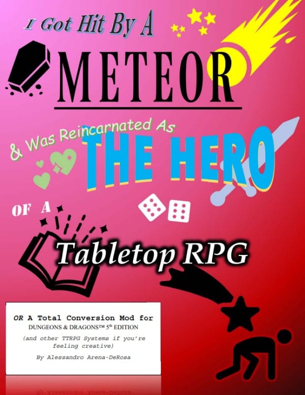 The cover art for Meteor RPG