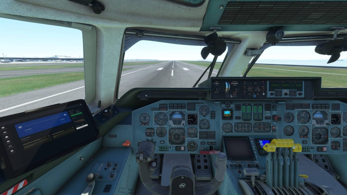 Microsoft Flight Simulator Antonov an-225 Interview Flight Deck
