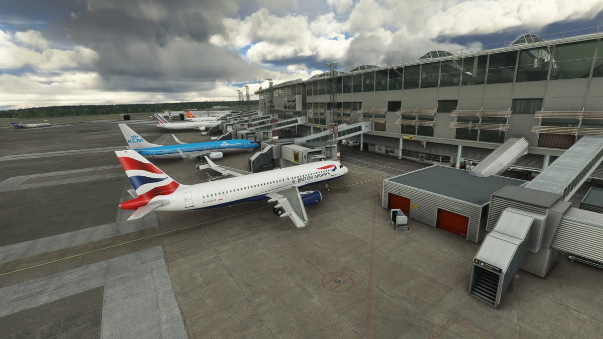 Microsoft Flight Simulator Stockholm Arlanda Terminal 2