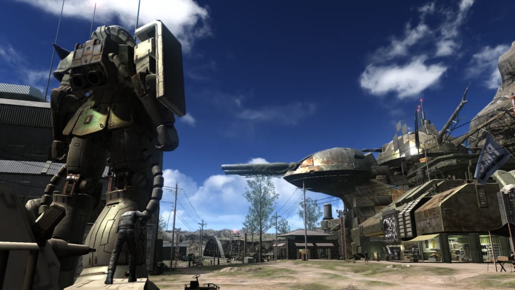 The new military base map in Mobile Suit Gundam Battle Operation 2