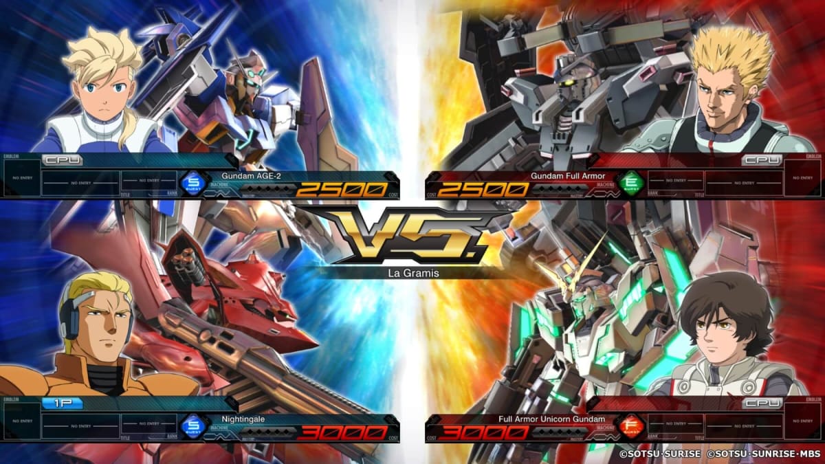 Mobile Suit Gundam Extreme VS. Maxiboost On Networking