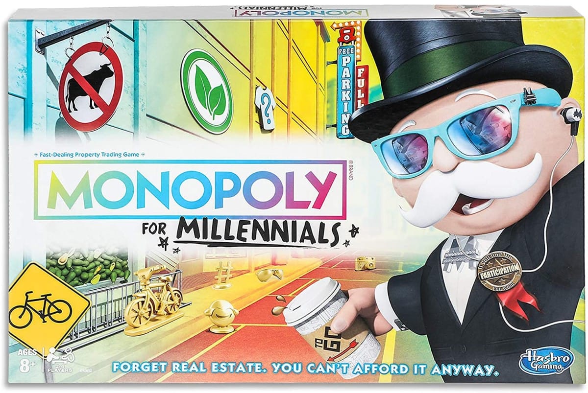 Promotional art for Monopoly For Millenials