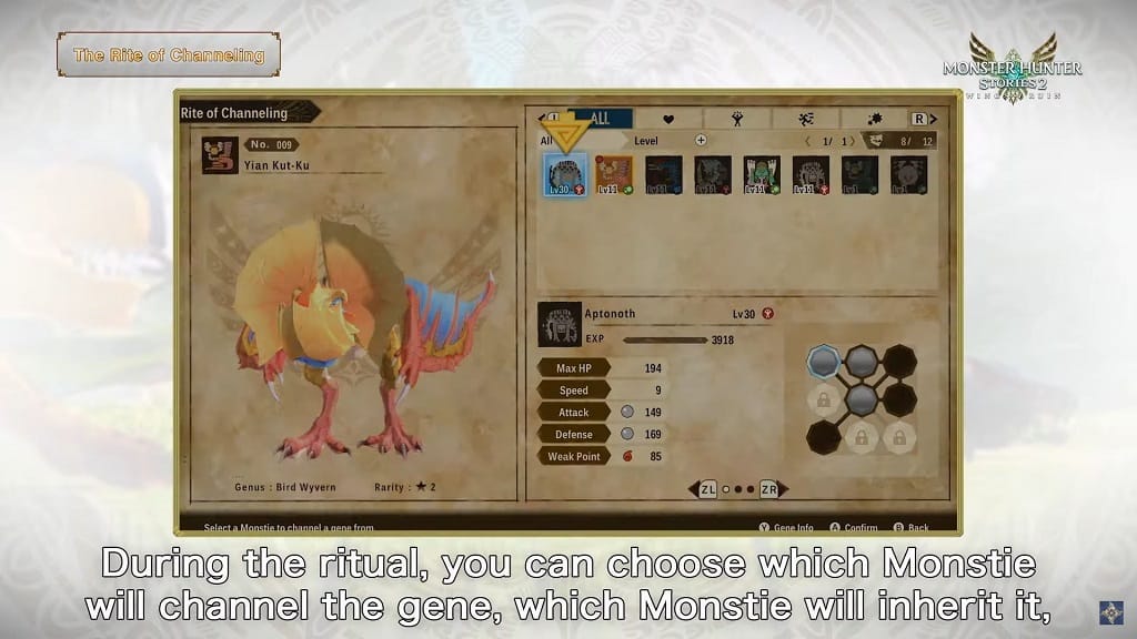 The new Rite of Channeling feature in Monster Hunter Stories 2