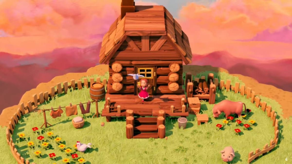 Lucas' mother standing outside their hut in Curiomatic's Mother 3 fan tribute