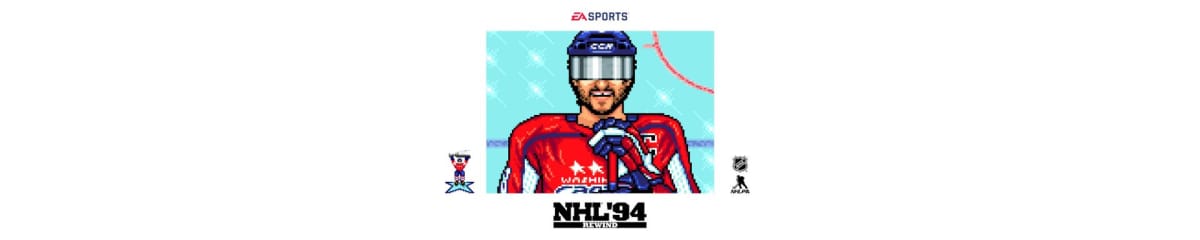 NHL 94 Rewind NHL 21 slice