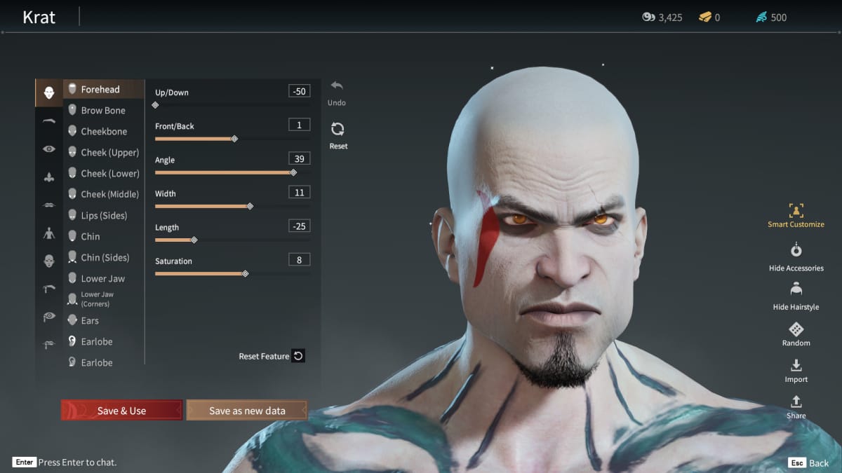 Naraka Bladepoint Kratos Character Editor