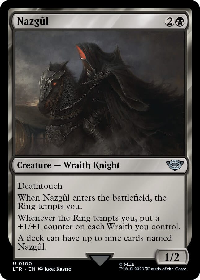 MTG Tales of Middle-earth card featuring a Nazgul