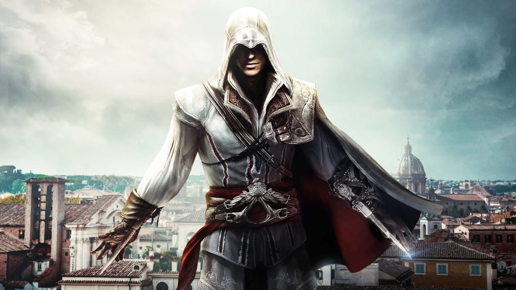 Ezio Auditore, the longest-running protagonist (other than Desmond) in Assassin's Creed