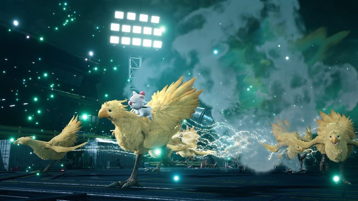 New Final Fantasy 7 Remake Screenshots Chocobo Stampede