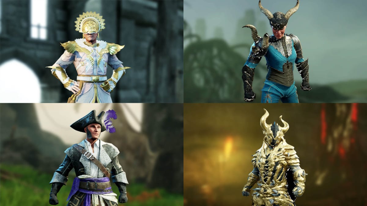 Some of the armor sets datamined in New World