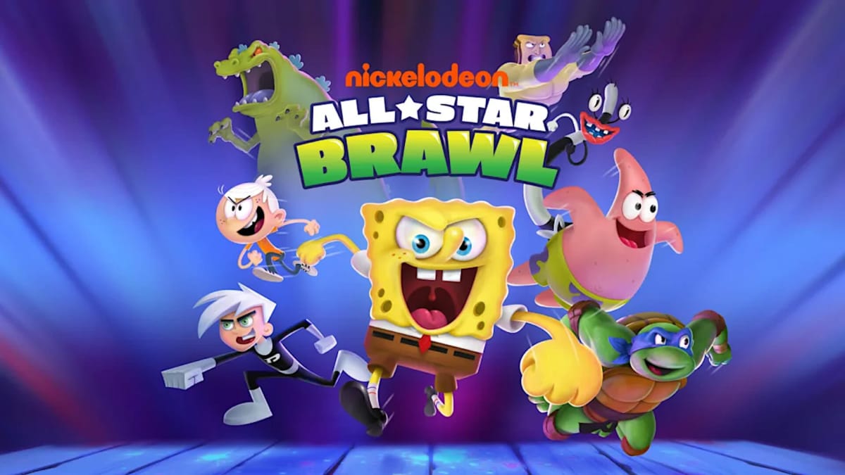 Spongebob, Danny Phantom, and several other Nickelodeon All-Star Brawl characters