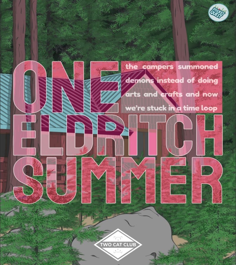 Official cover art for the RPG One Eldritch Summer