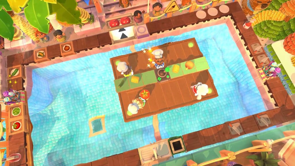 Overcooked 2, which is being offered as a full game trial on Nintendo Switch Online for part of this month