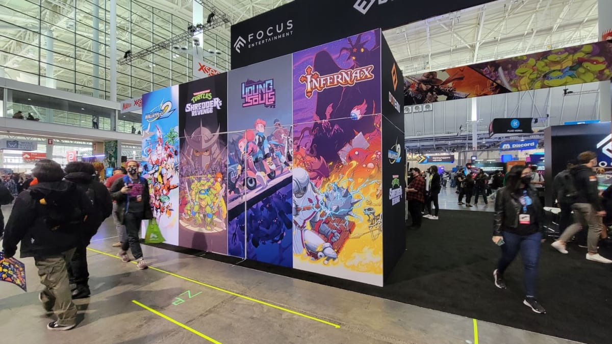 Focus Entertainment Booth at PAX East 2022