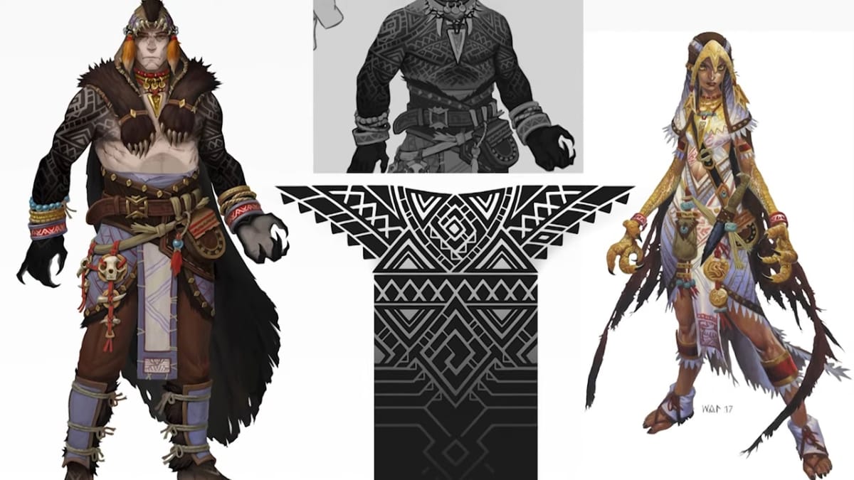 Concept art of the Shifter class in Pathfinder: Wrath of the Righteous Season Pass 2