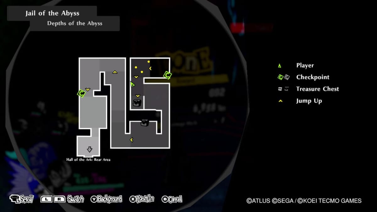 Persona 5 Strikers Desire #7 Jail of the Abyss Map