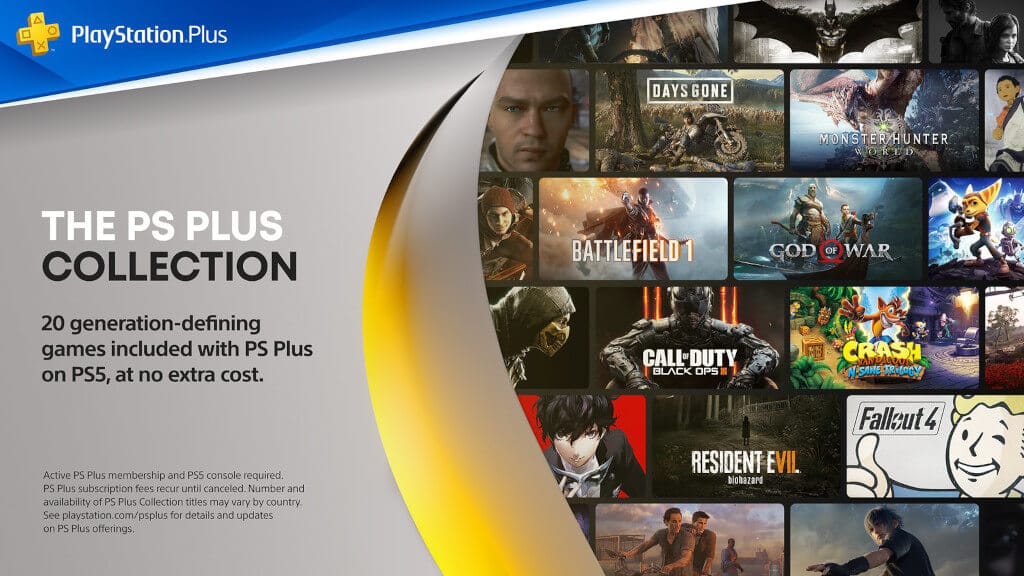 A banner image advertising the PlayStation Plus Collection