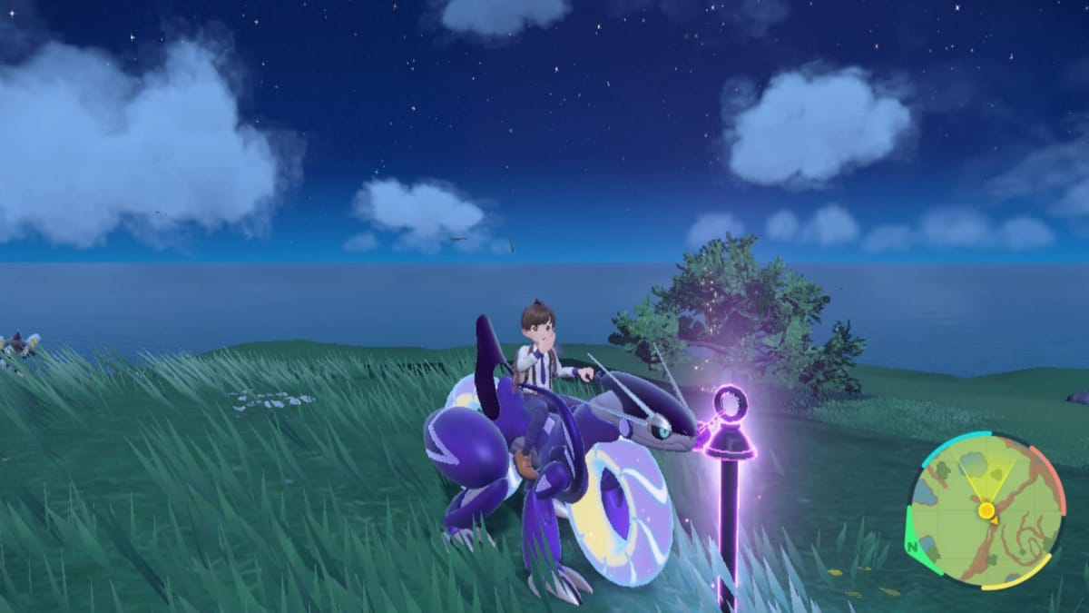 An example of a Black Stake in Pokemon Violet