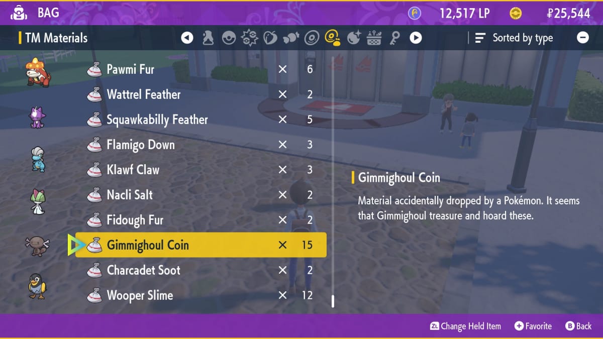 The location of Gimmieghoul Coins in your inventory