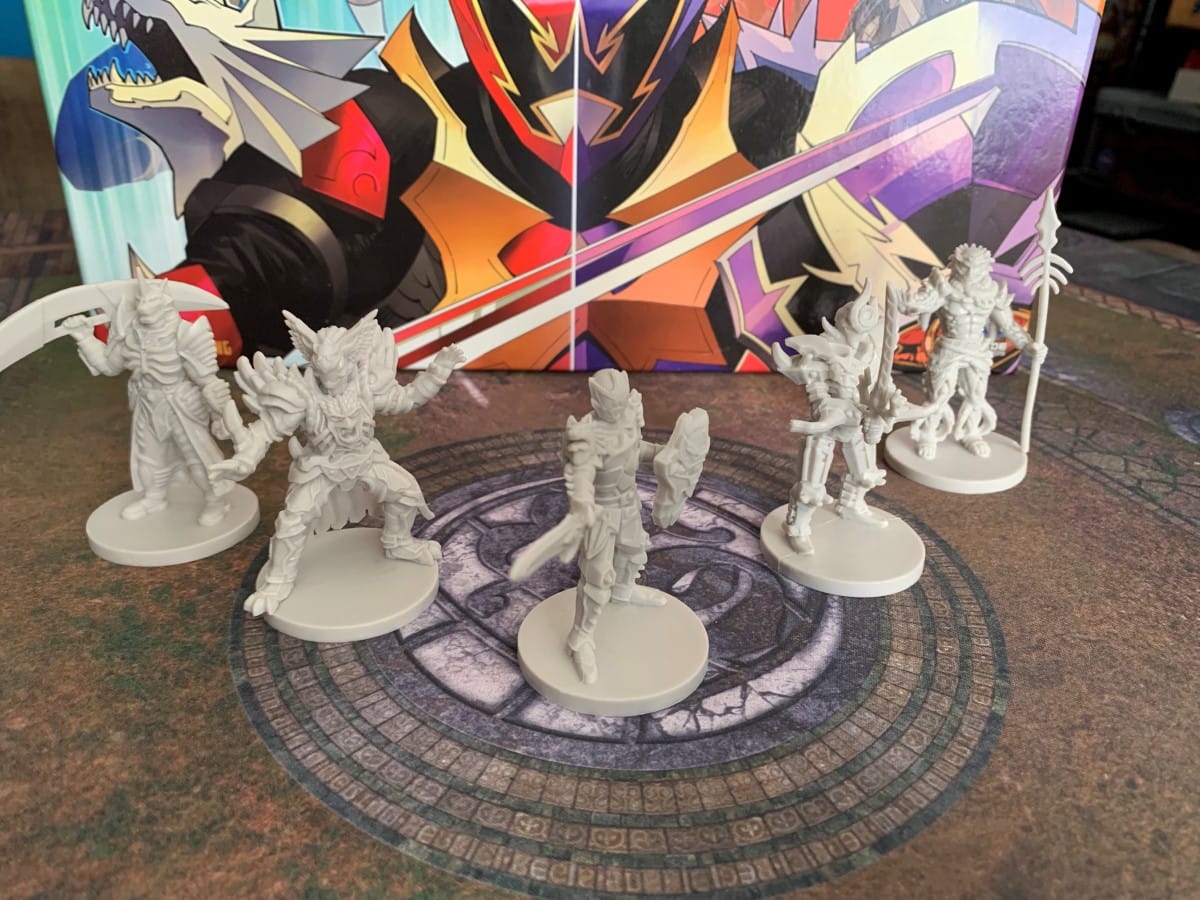 A screenshot of monsters and villains from Power Rangers Light and Darkness