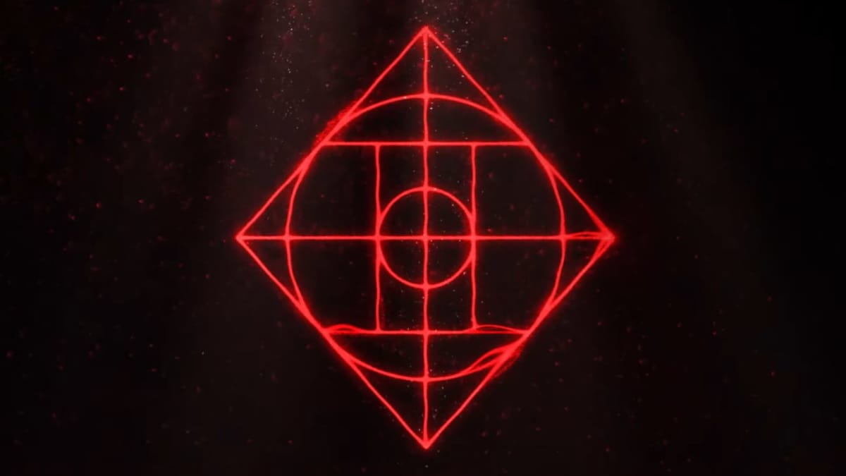 A red symbol featured in the Project Vitriol trailer