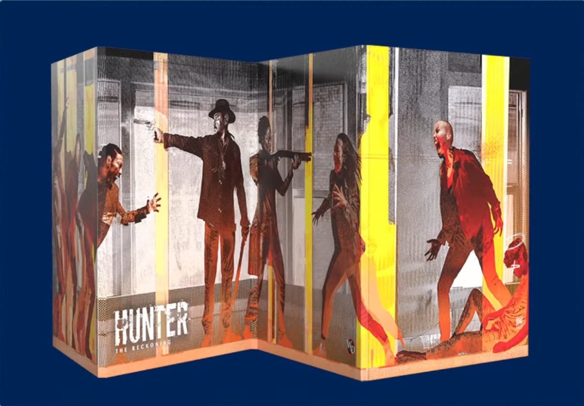 Artwork of the Hunter The Reckoning Storyteller Screen shown at RenegadeCon 2023