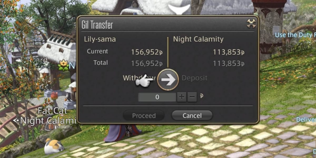 Sell Items Retainer FFXIV