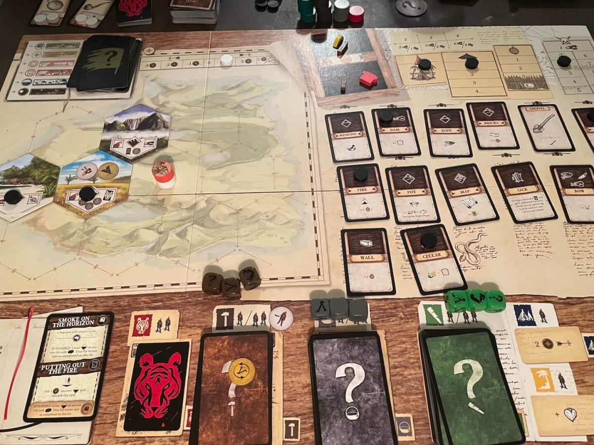 A two player game of Robinson Crusoe