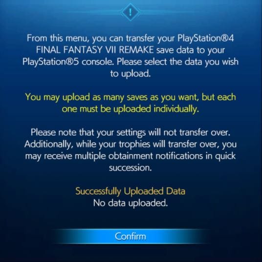 Final Fantasy VII R Save Data